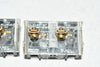 Lot of 2 Allen Bradley 800T-XD4 Contact Block, Shallow, 30mm Push Button, 1 Normally Closed Contact Late Break