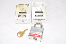 Lot of 2 NEW Master Lock 5T807 Lockout Padlock: Keyed, Steel
