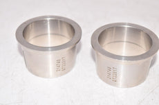 Lot of 2 NEW Part Number: 214740 QT22017 Stainless Fittings