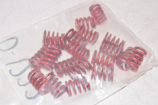 Lot of 20 NEW D-1222 - 1 Inch Chrome Alloy Die Springs - Red