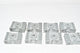 Lot of 8 Potter & Brumfield 27E122 RELAY SOCKET 8 POS CHASSIS MOUNT