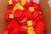 Lot of NEW Red & Yellow Military Specification Cap Plug