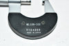 Mitutoyo 106-102 Outside Micrometer, Ratchet Thimble, 0-1'' Range, 0.0001'' Graduation, +/-0.0001'' Accuracy