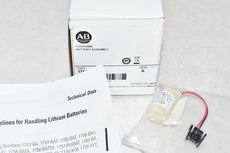 NEW Allen Bradley 1756-BA1 Battery Assembly,Logix Controllers,3VDC,1800mAh,Lithium