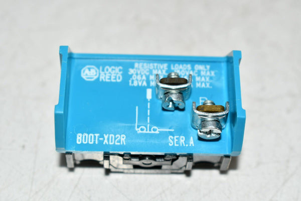 NEW Allen Bradley 800T-XD2R Contact Block, Logic Reed, 30mm NC – VB ...