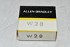 NEW Allen Bradley W28 Heater Element, Eutectic Alloy Type Overload Relay