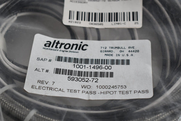 NEW Altronic 593052-72 Sensing Harness 72in Shielded 300in Overall 24a ...