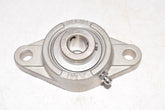 NEW AMI Bearings ASAHI MUC202-10 MFL-204 2 Bolt Flange Stainless Steel Insert Bearing