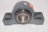 NEW Browning PBE920FX 2-7/16'' Set Screw Standard 4 Bolt Pillow Block Roller Bearing Unit