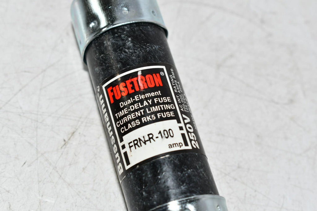NEW Bussmann FRN-R-100 Fuse, Dual Element, Time-Delay, 100 A, 250 VAC ...
