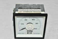 NEW Criteron PQO-250 FS10-60V Panel Meter Gage 0-100 RPM 2-7/8'' OD