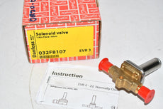 NEW Danfoss 032F8107 Solenoid valve, EVR 3, Flare, 1/4 in, Function: NC