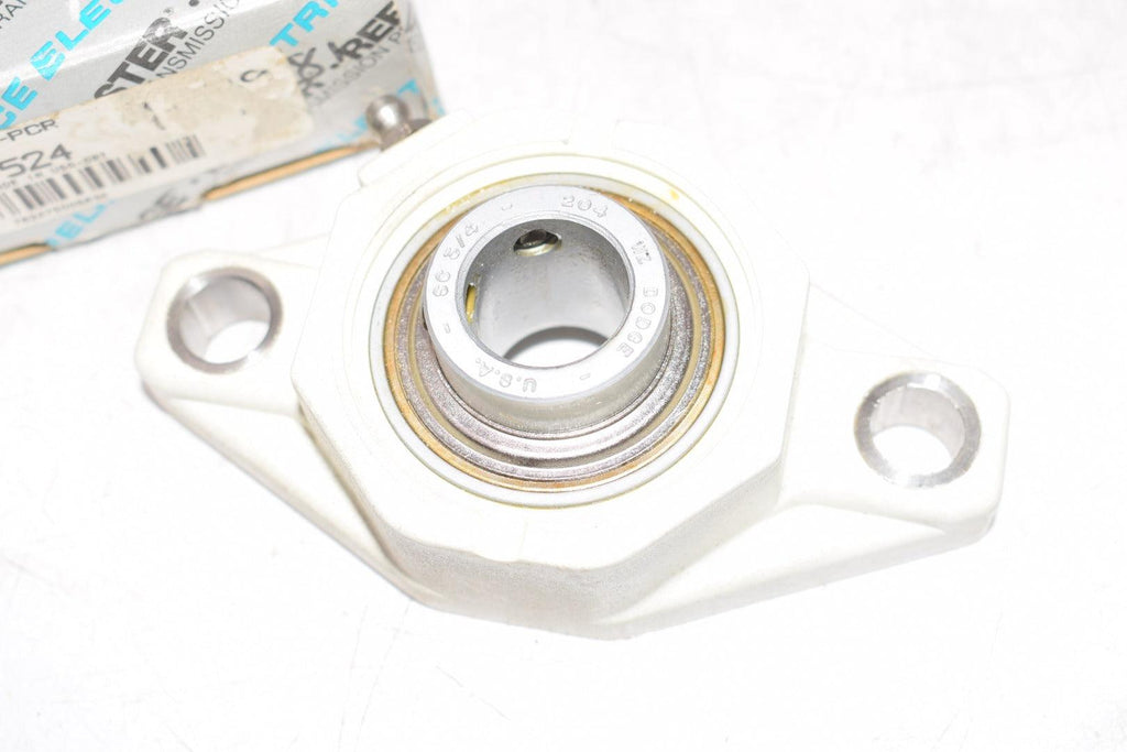 NEW DODGE F2BSCEZ012PCR 127524 EZ Kleen 2 Bolt FlangeMount Ball B