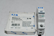 NEW Eaton Cutler-Hammer WMZS1C15 Miniature Circuit Breaker 15A 10kA Type C