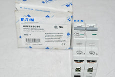 NEW Eaton WMZS2C50 Miniature Circuit Breaker CB 50A 5kA Type C