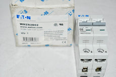 NEW Eaton WMZS2D02 Miniature Circuit Breaker CB 2A 5kA Type D