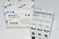 NEW Eaton WMZS3C13 10kA Miniature Circuit Breaker 13A 3P C13