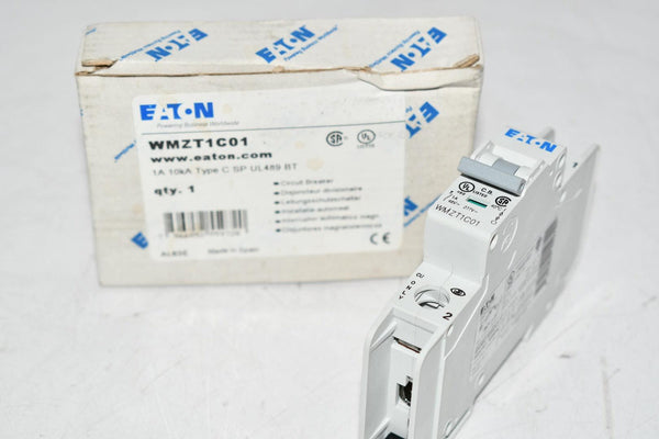 NEW Eaton WMZT1C01 DIN Rail Miniature Miniature Circuit Breaker, 10 kA ...