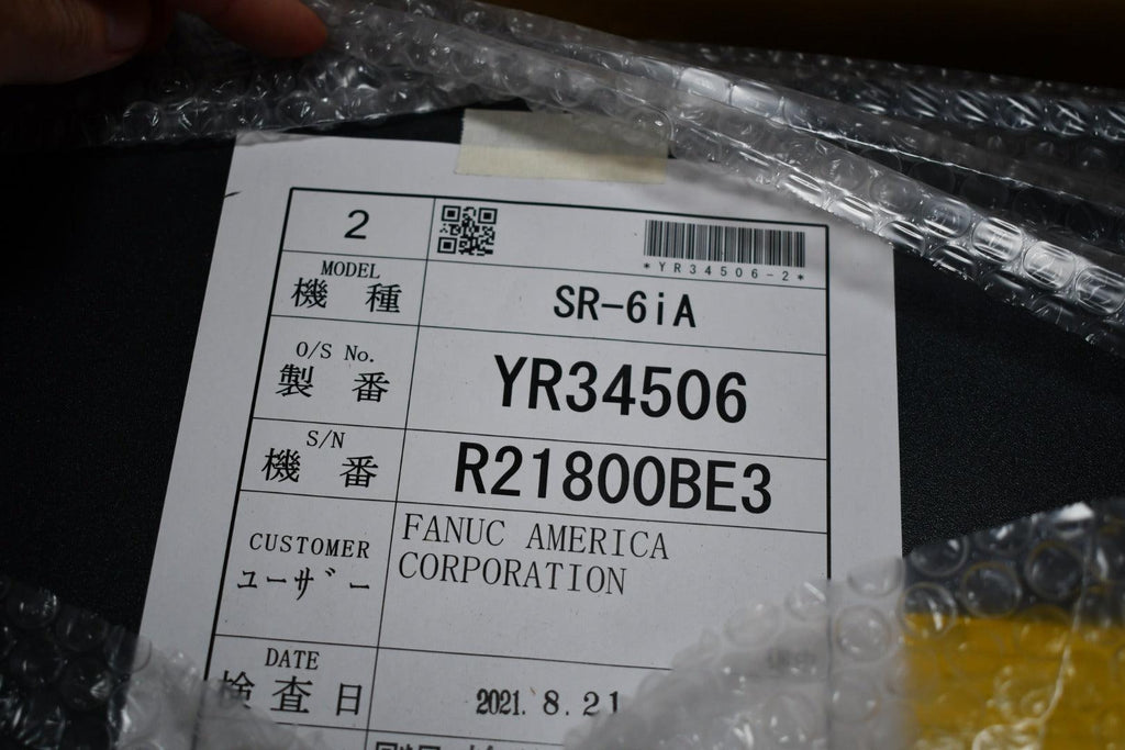 NEW FANUC SR-6iA SCARA Robot 6KG 6500mm Reach 4 Axis A05B-2691-B002 ...