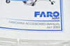 NEW Faro XH17-0117 FAROARM Accessories Manual
