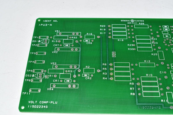 NEW GE 115D2234G IPU3-A Volt Comp-Plu PCB Blank Printed Circuit Board ...