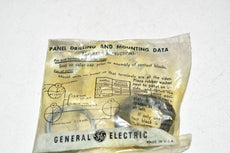 NEW GE General Electric Panel Drilling And Mounting Data