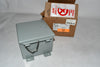 NEW Hammond 1414E Junction Box With Panel, 6 in H x 6 in W x 4 in D, Lift-Off Cover, NEMA