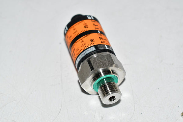 NEW ifm efector PK6522 Pressure Switch, 0 to 1450 psi, 2 x Out, G 1/4 ...