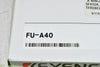 NEW Keyence FU-A40 PHOTOELECTRIC SENSOR ARRAY THRUBEAM 40 MM 1.57 INCH TYPE