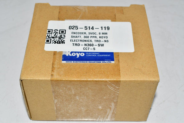 NEW Koyo TRD-N360-SW Rotary Encoder 5VDC 8MM – VB Industrial Supply