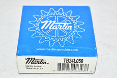 NEW Martin TB24L050 Taperlock Bushed Timing Pulley 0.38 in Belt Pitch 1 in Belt Width 24 Number of Teeth