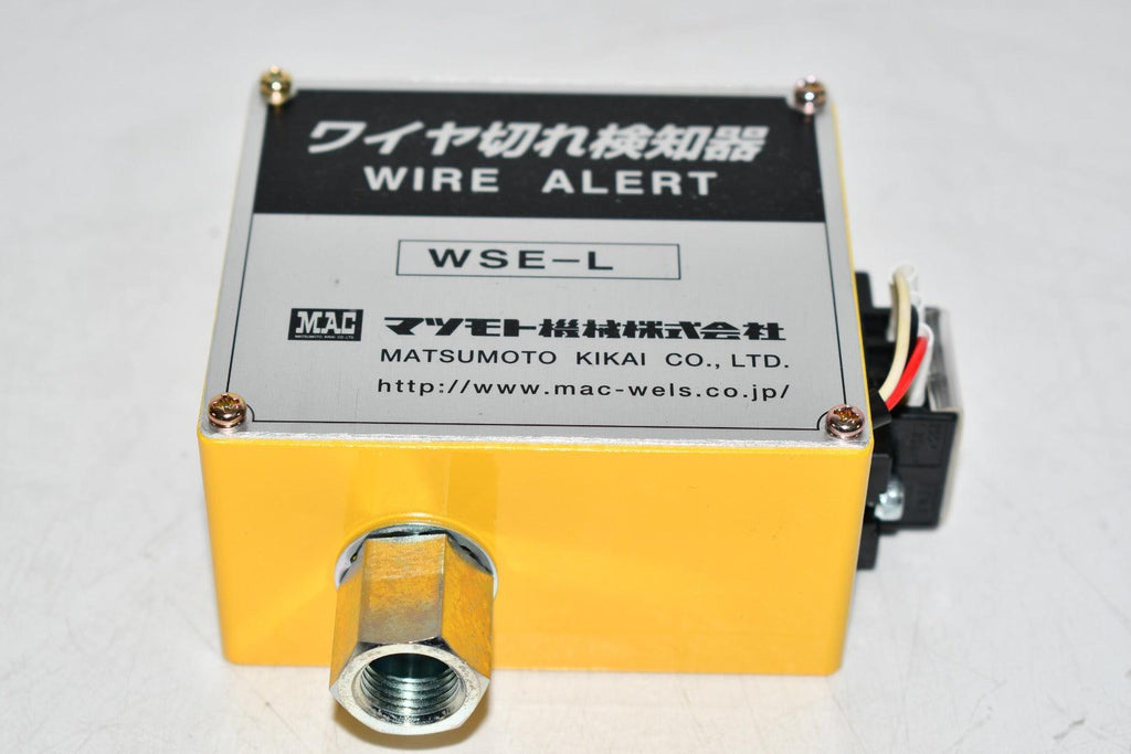 NEW Matsumoto Kikai WSE-L Wire Cut-off Sensor – VB Industrial Supply