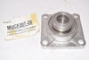 NEW MUCF207-20 Eccentric Locking 4 Bolt SS Flange Bearing