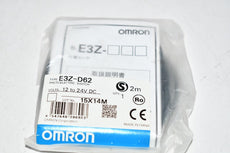 NEW Omron E3Z-D62 Photoelectric Sensor, Diffuse Reflect, NPN, 1m, Prewired, E3Z Series