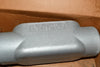 NEW Oz Gedney C67 Type C Conduit Outlet Body, 2 in Hub, Form 7, 50 cu-in, Grayloy Iron, Zinc Electroplated/Aluminum Enamel