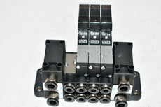 NEW Parker PCS242-NB-D24 Solenoid Valve Assembly 24v-dc Manifold