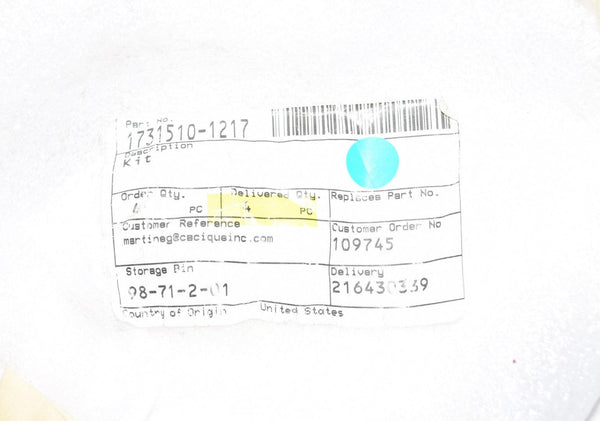 NEW Part Number: 1731510-1217 Valve Assembly Food Grade – VB Industrial ...