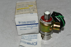 NEW PETER PAUL SOLENOID VALVE, E24KN9ZCCM, 120 VOLTS