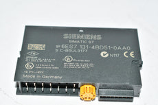 NEW Siemens 6ES7131-4BD51-0AA0 SIMATIC ET200S Digital Input Module, 4P Source, 24VDC