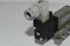 NEW SMC NVZ2150-3DZ Solenoid Valve W/ Manifold Block 110VAC