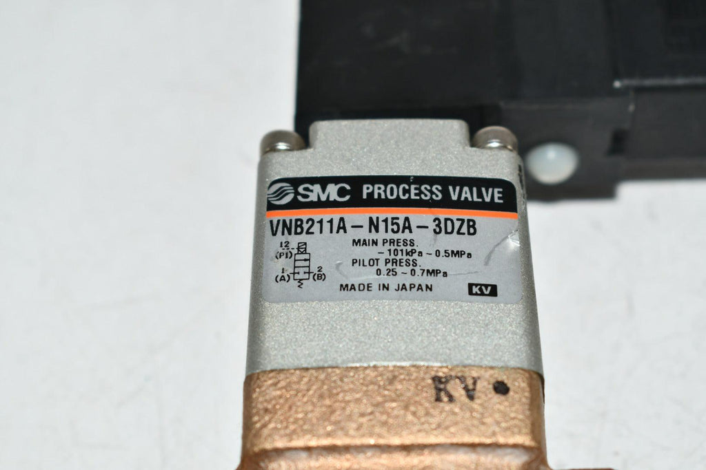NEW SMC VNB211A-15A-3DZB process valve, VNA/B/C/D 2-WAY MEDIA VALVE ...