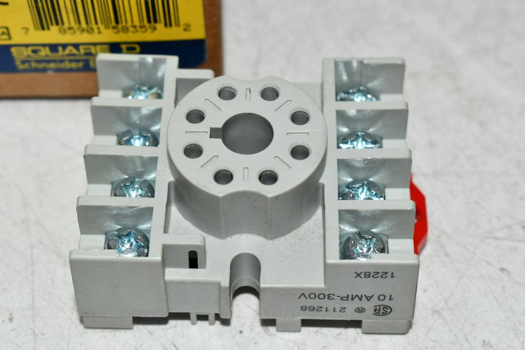 NEW Square D 8501NR51 Relay Socket 600VAC 10A TYPE K – VB Industrial Supply