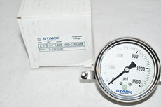 NEW Stark Industries 23B-1500-C Pressure Gauge 2-1/2'' 1500 PSI 1/4'' NPT