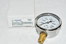 NEW Stark Industries 23B-7500 Pressure Gauge 2-1/2'' 0-7500 PSI 1/4'' NPT