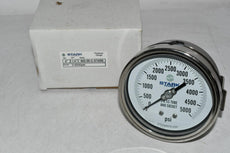 NEW Stark Industries 46S-5K-C 4'' 4.00 1/4'' NPT Pressure Gauge 0-5000 PSI