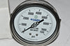 NEW Stark Industries 46S-7500-C Pressure Gauge 4'' 0-7500 psi 1/4'' NPT