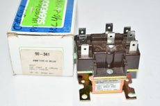 NEW Steveco 90-341 Power Relay DPDT 120VAC 15A PLUG IN
