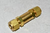 NEW Swagelok B-8C-1/3 Brass Poppet Check Valve