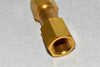 NEW Swagelok B-8C4-C5-W22-10 Brass Poppet Check Valve, Fixed Pressure 10 PSI