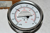 NEW Swagelok PGI-100C-PC30-LAPX Pressure Gauge, Crimped Ring, 100 mm, vac to 30 psi 1/2''